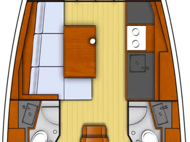 YachtCharter in Biograd na Moru - Bénéteau Oceanis 38.1 auf SamBoat