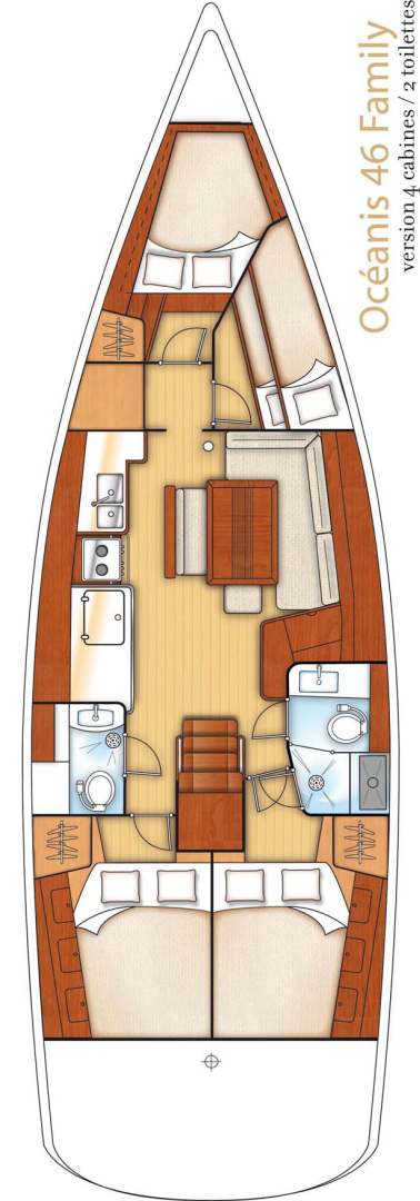 Boot mieten Bari günstig Oceanis 46