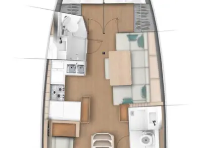 Jeanneau Sun Odyssey 440 mieten Rhodos