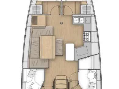 Vermietung Segelboot Bénéteau mit Führerschein