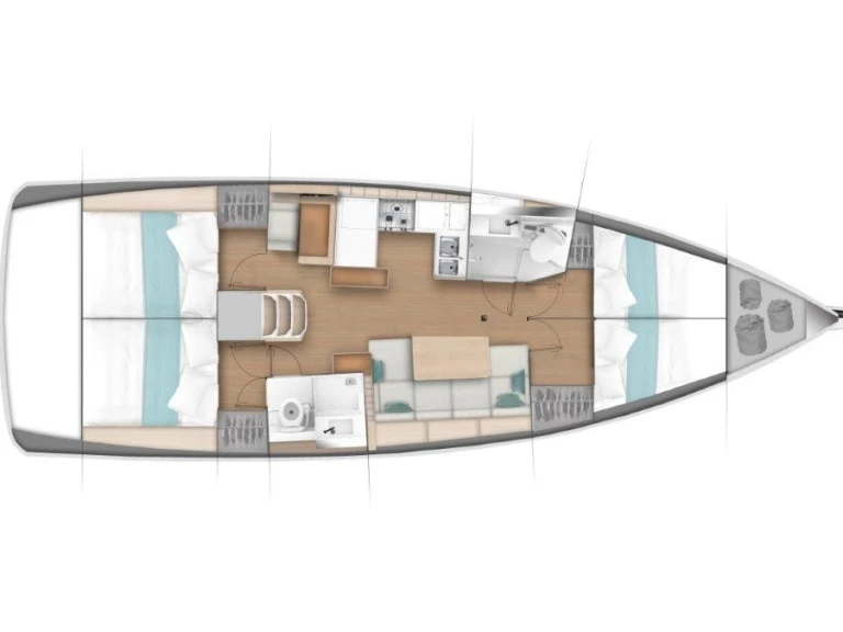 YachtCharter in Benítses - Jeanneau Sun Odyssey 440 auf SamBoat