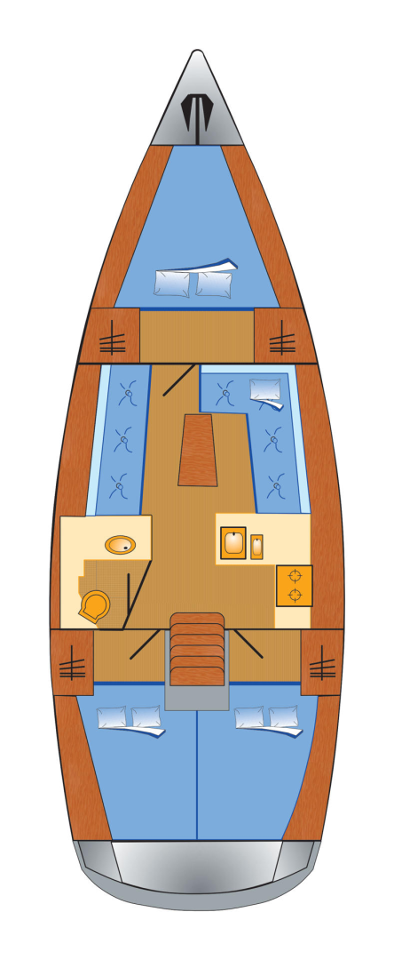 Vermietung Segelboot Bavaria mit Führerschein