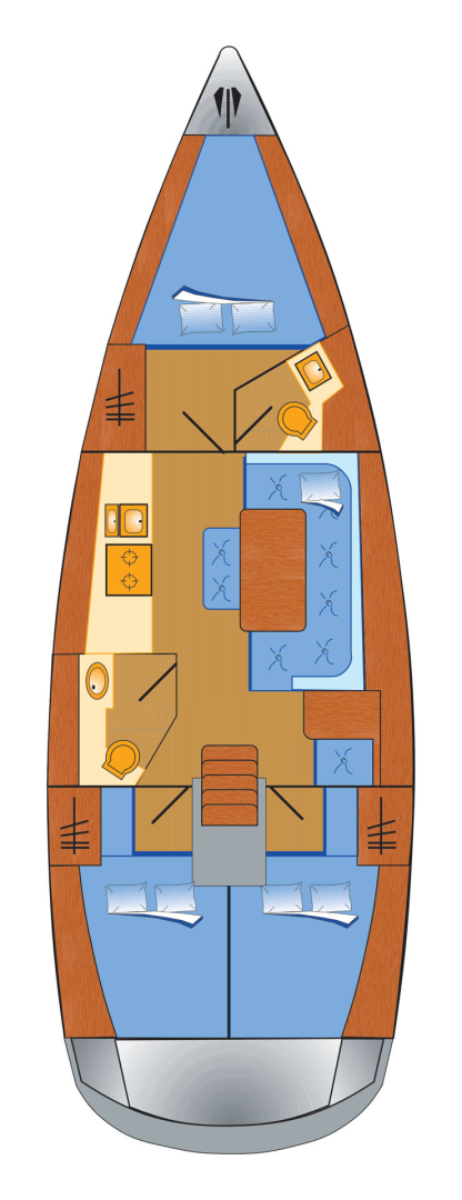 Ein Bavaria Cruiser 41S mieten in Heiligenhafen