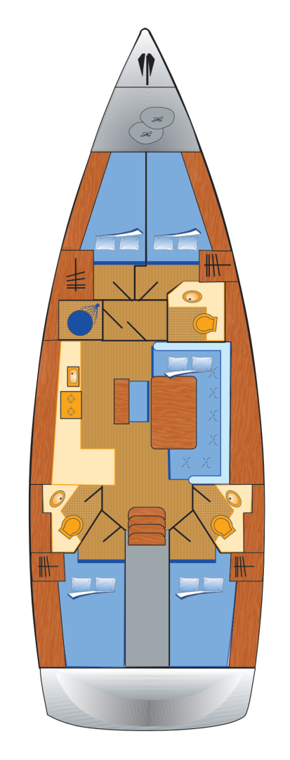 Segelboot mieten in Heiligenhafen - Bavaria Cruiser 46