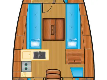 Boot mieten Heiligenhafen günstig Salona 38