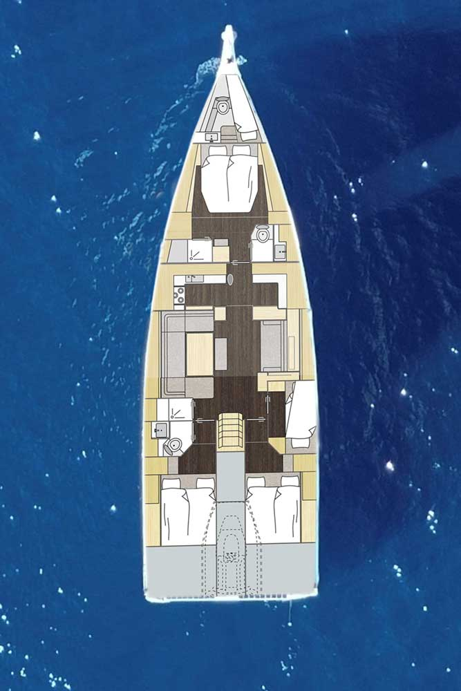 YachtCharter in Trogir - Bavaria Bavaria C57 auf SamBoat