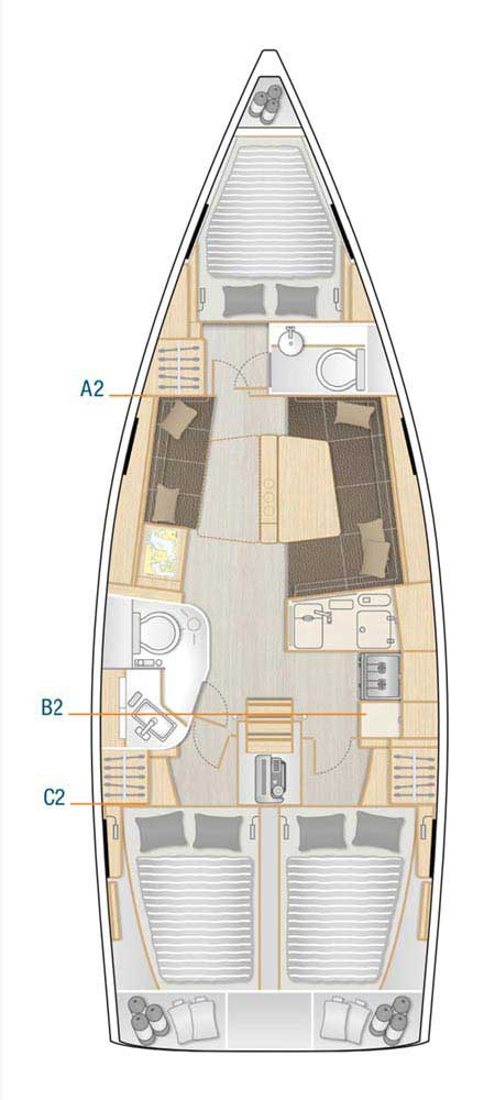 Hanse Hanse 388 mieten Šibenik