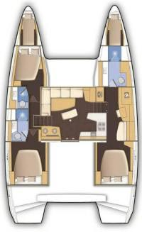 YachtCharter in Šibenik - Lagoon Lagoon 42 auf SamBoat