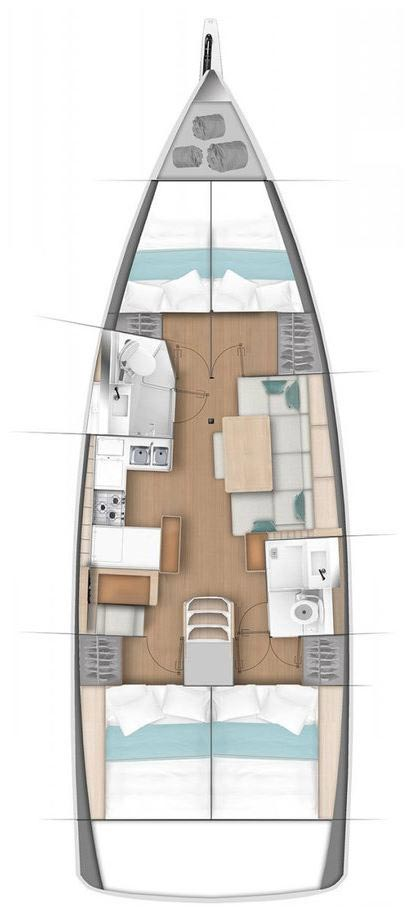 Ein Jeanneau Sun Odyssey 440 mieten in Göcek