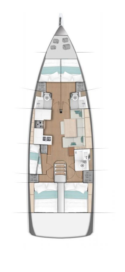 Segelboot mieten in Trogir - Jeanneau Sun Odyssey 490