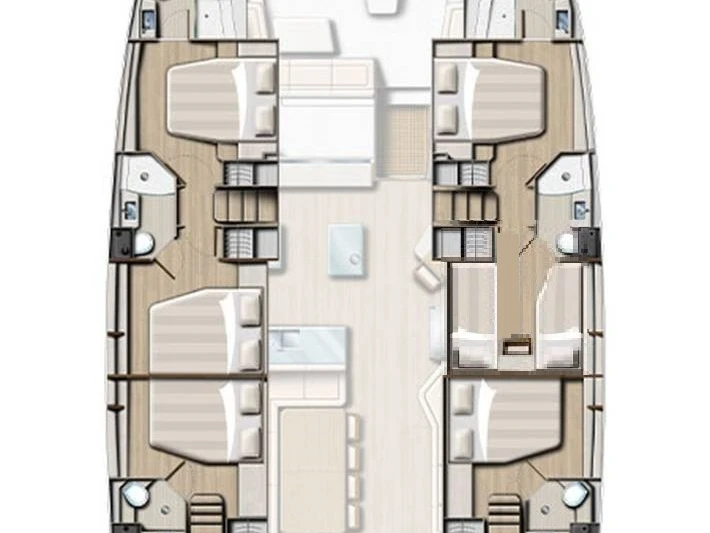 Ein Bali Bali 5.4 - 6 + 1 cab. mieten in Road Town