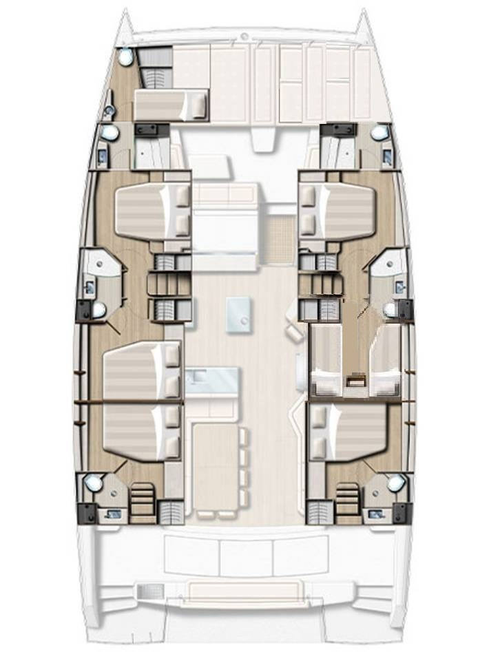 Ein Bali Bali 5.4 - 6 + 1 cab. mieten in Road Town