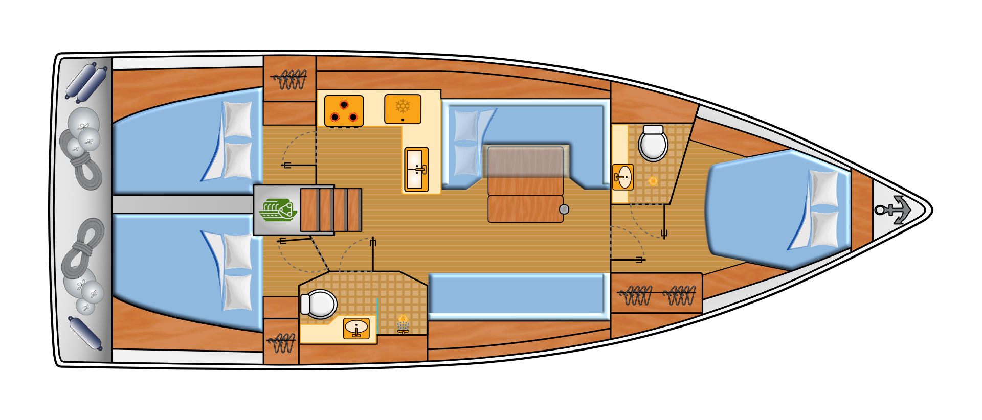 Ein Hanse Hanse 410 mieten in Pula