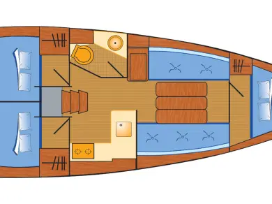 Vermietung Segelboot Jeanneau mit Führerschein