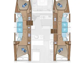 YachtCharter in Ligia - Lagoon Lagoon 46 auf SamBoat