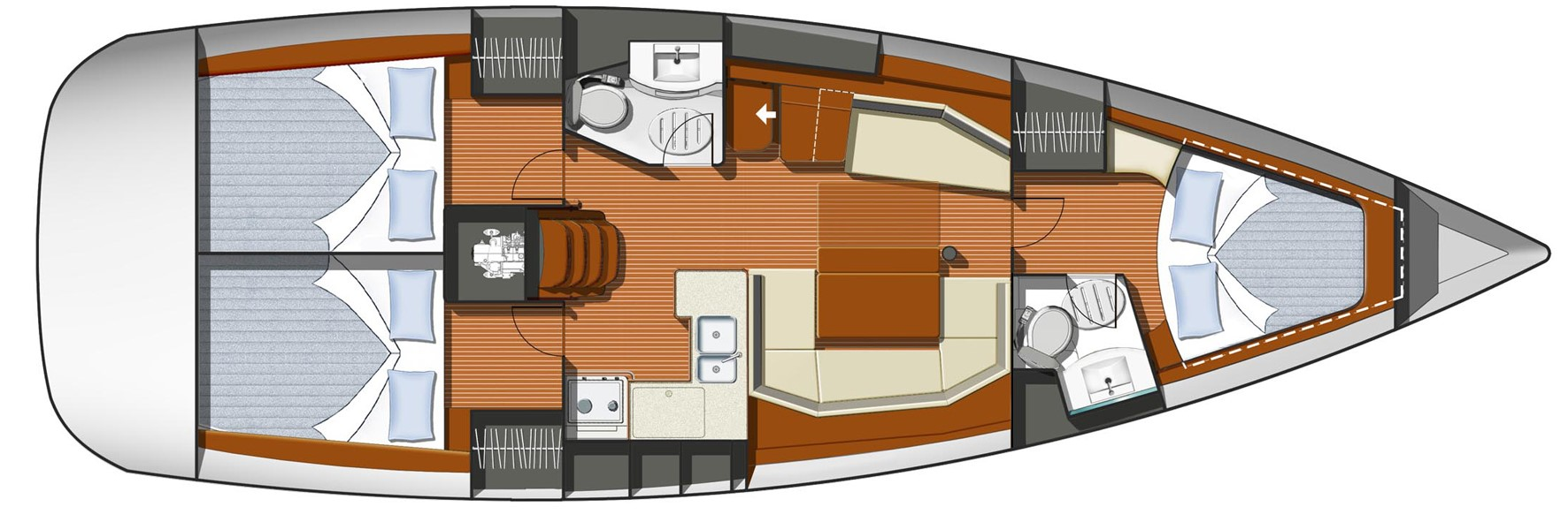 Boot mieten Biograd na Moru günstig Sun Odyssey 42i