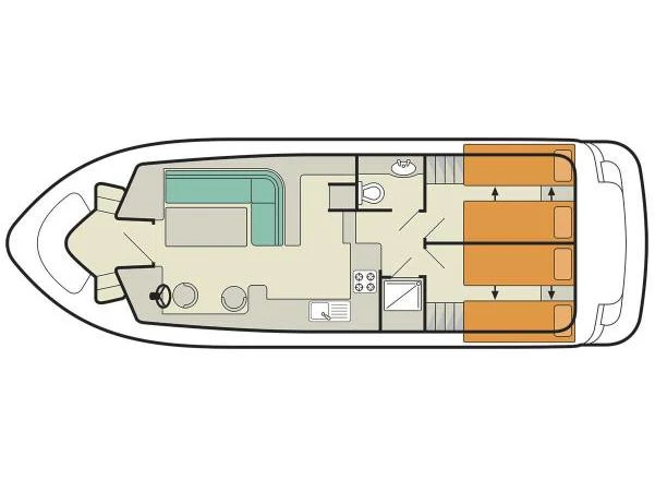 Vermietung Motorboot Le Boat mit Führerschein