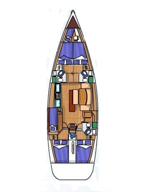 Segelboot mieten in Sukošan - Bénéteau Cyclades 50.5