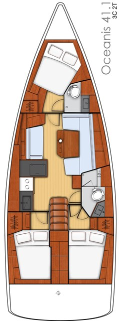 Segelboot mieten in Álimos - Bénéteau Oceanis 41.1