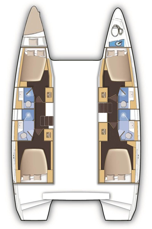 Katamaran mit oder ohne Skipper Lagoon mieten in Lefkáda