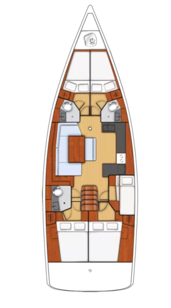 Boot mieten Fethiye günstig Oceanis 48