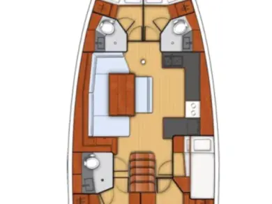 Boot mieten Fethiye günstig Oceanis 48