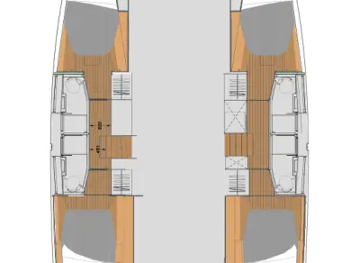 YachtCharter in Frenchtown - Fountaine Pajot Elba 45 auf SamBoat
