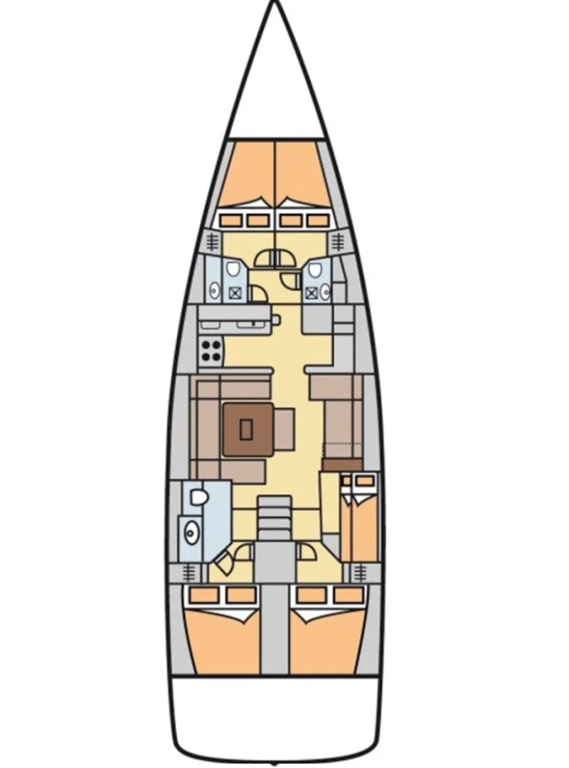 Vermietung Segelboot Dufour mit Führerschein
