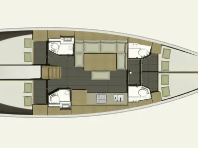 Vermietung Segelboot Dufour mit Führerschein