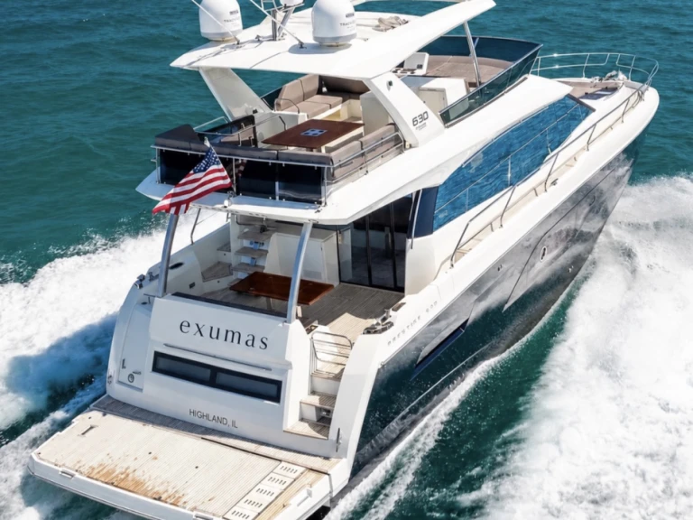 Prestige 630 Flybridge mieten Miami Beach