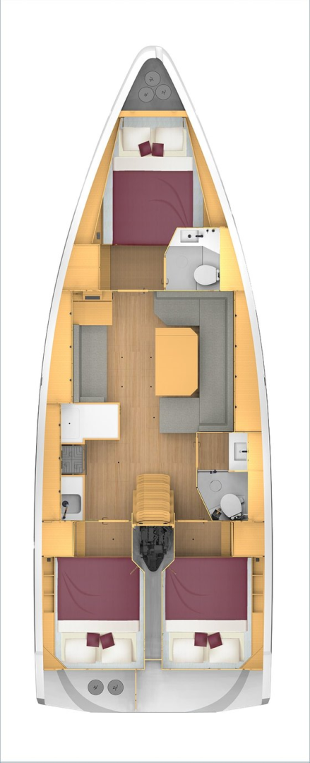 Boot mieten Biograd na Moru günstig Bavaria C42