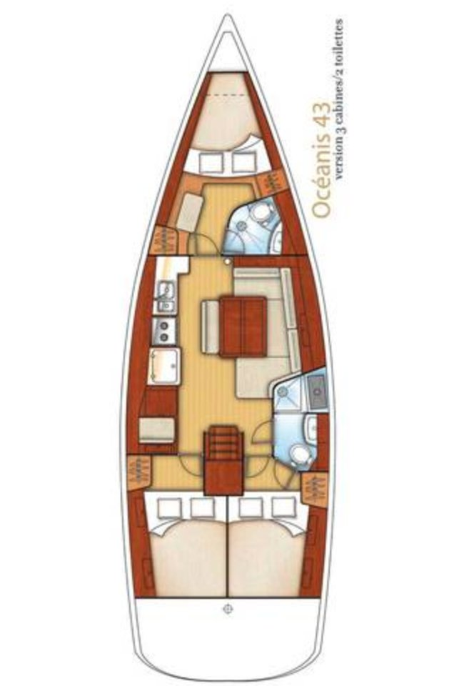 Ein Bénéteau Oceanis 43 mieten in Adaköy