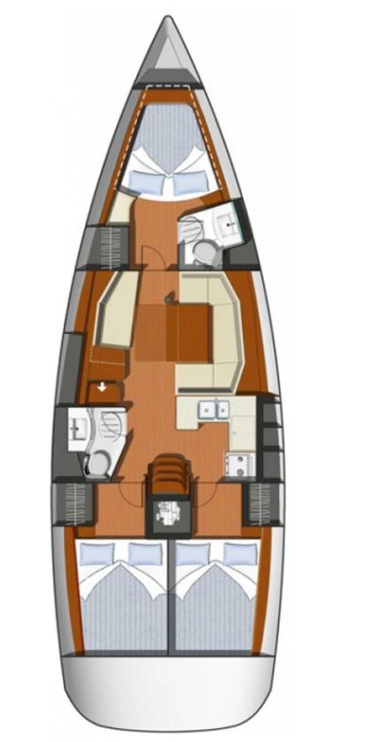 Vermietung Segelboot Jeanneau mit Führerschein