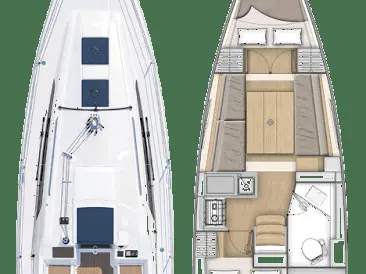Segelboot mieten in Ajaccio - Bénéteau Oceanis 30.1