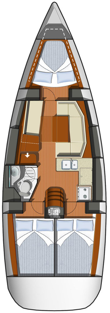 Jeanneau Sun Odyssey 36i mieten Deme of Volos
