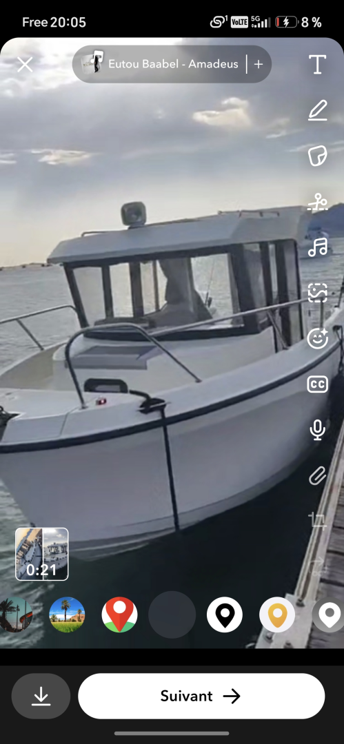 Motorboot mieten in Ajaccio - Quicksilver 705 pilothouse 