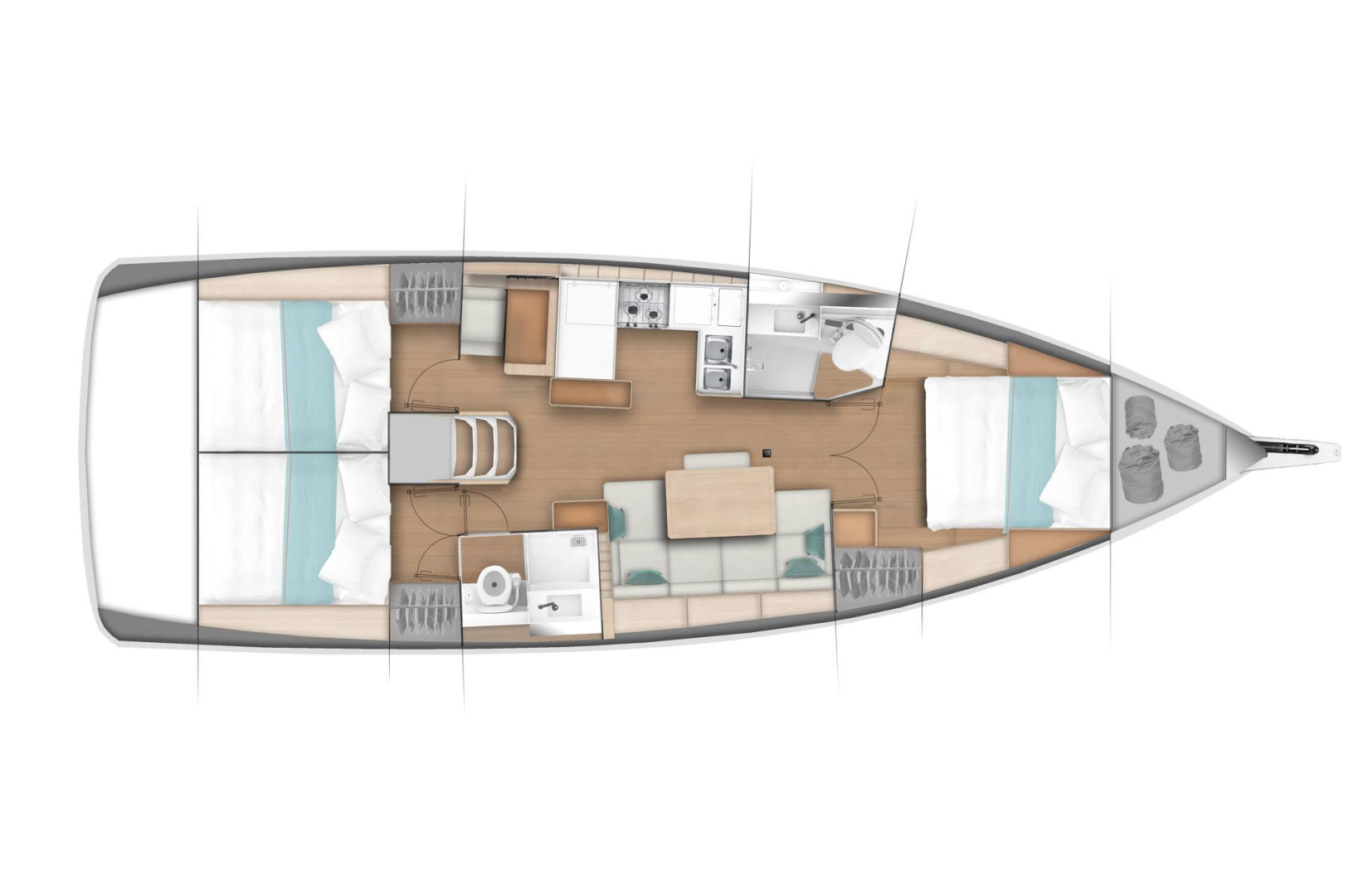 Jeanneau Sun Odyssey 440 mieten Punat