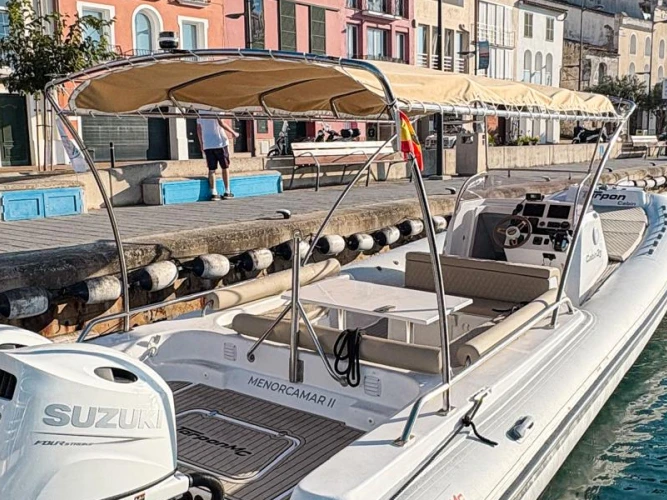 Schlauchboot mit oder ohne Skipper Tarpon mieten in Mahón
