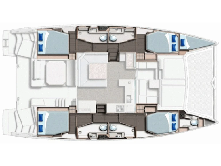 Bootsverleih Leopard Leopard 45 Eden Island Samboat