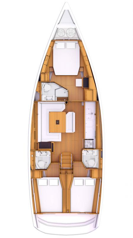 Ein Jeanneau Sun Odyssey 479 - 3 cab. mieten in Fethiye
