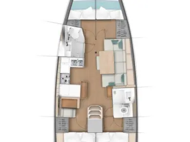 Boot mieten Álimos günstig Sun Odyssey 440