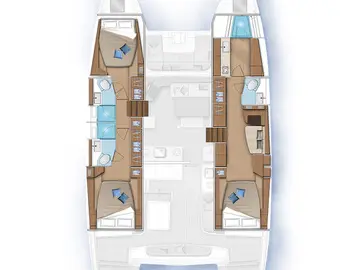 Vermietung Katamaran Lagoon mit Führerschein