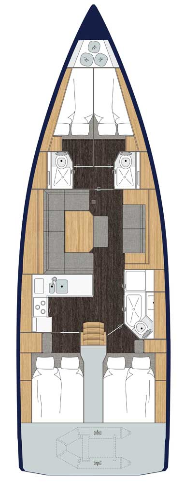 YachtCharter in Gouviá - Bavaria Bavaria C45 auf SamBoat
