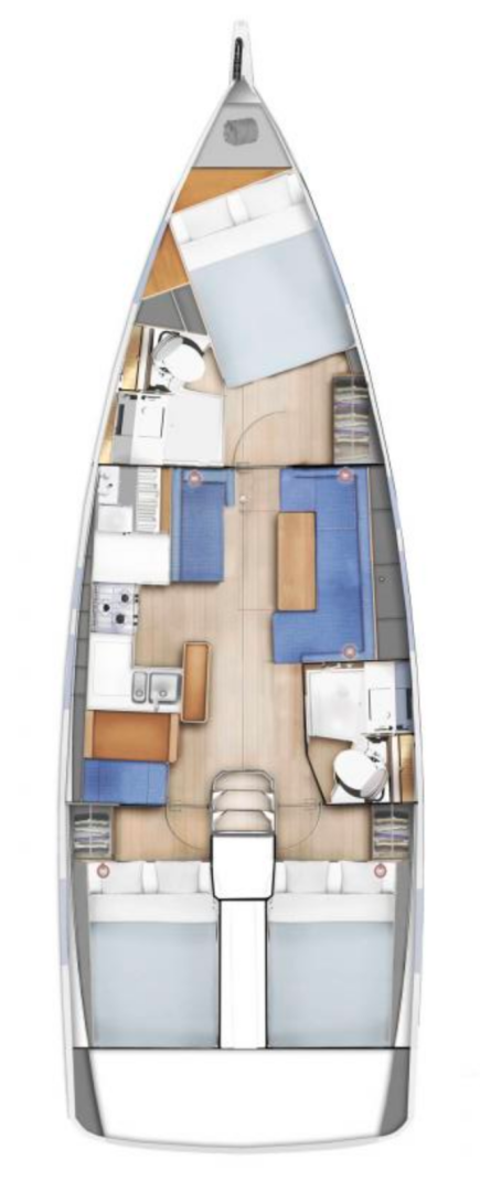 Bootsverleih Jeanneau Sun Odyssey 410 Gouviá Samboat