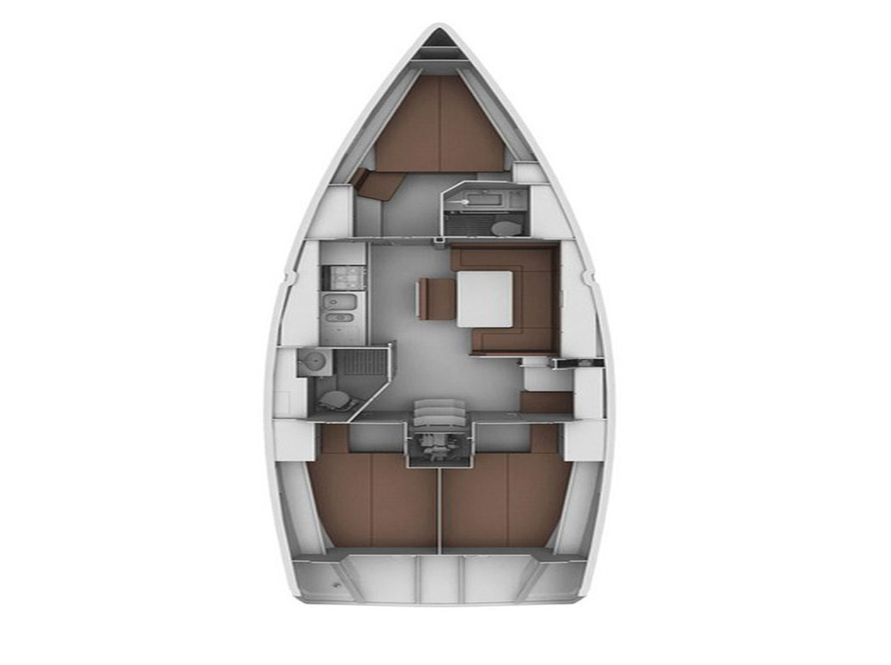 Segelboot mieten in Fethiye - Bavaria Cruiser 40