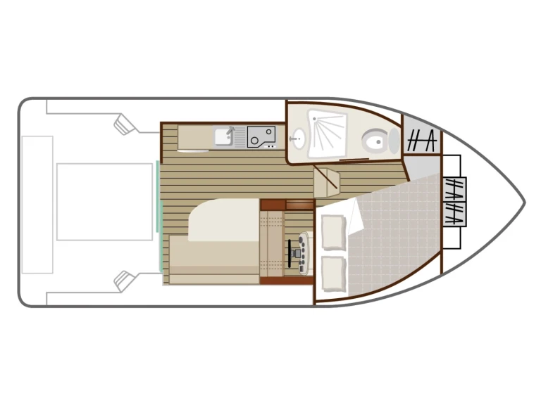 Vermietung Motorboot Nicols Yacht mit Führerschein