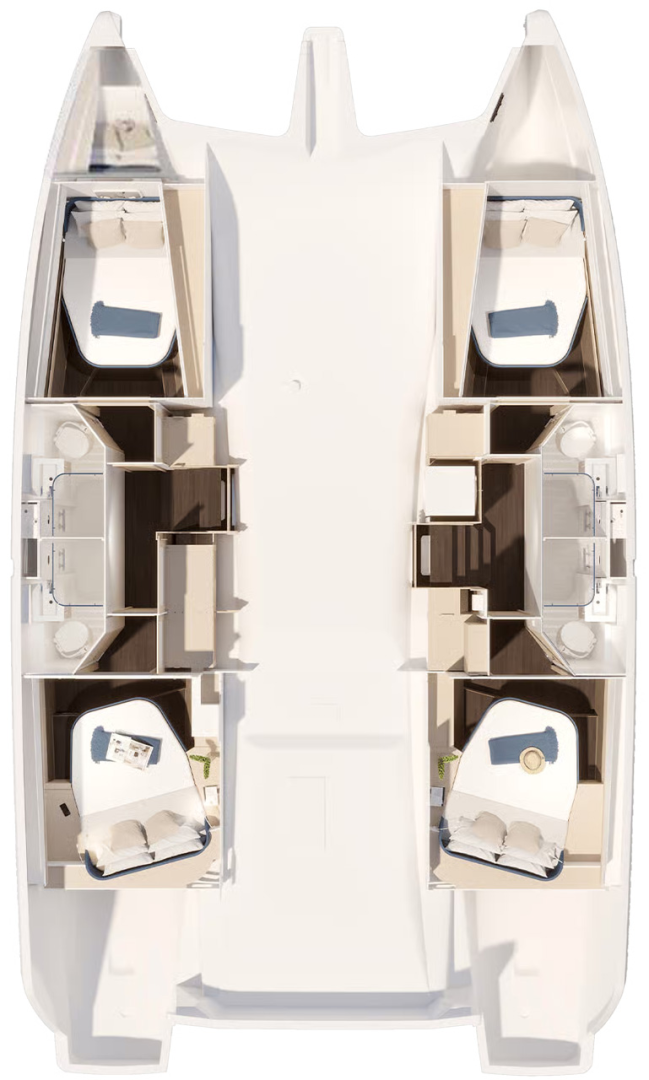 YachtCharter in Trogir - Fountaine Pajot Fountaine Pajot FP 44 Quatuor - 4 cab. auf SamBoat