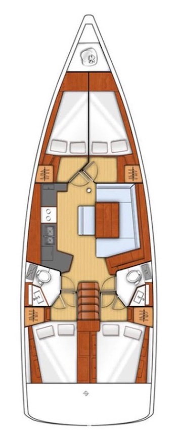 Vermietung Segelboot Bénéteau mit Führerschein