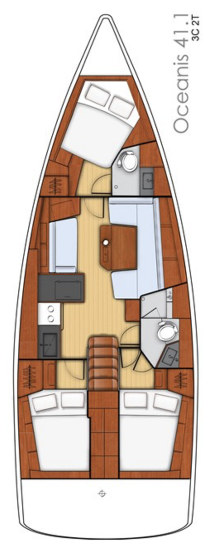 Boot mieten Cecina günstig Oceanis 41.1