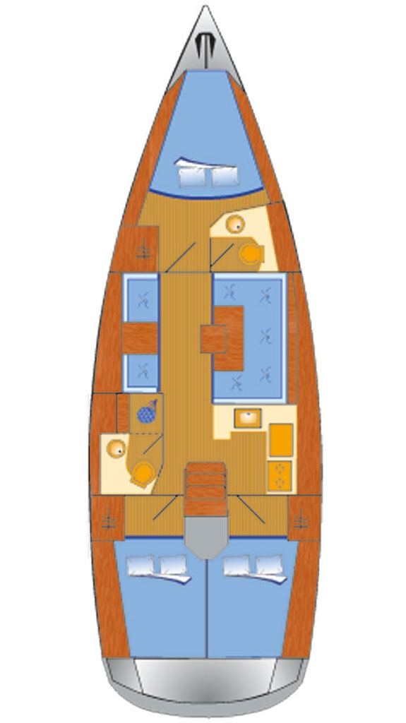 Boot mieten Punat günstig Sun Odyssey 419